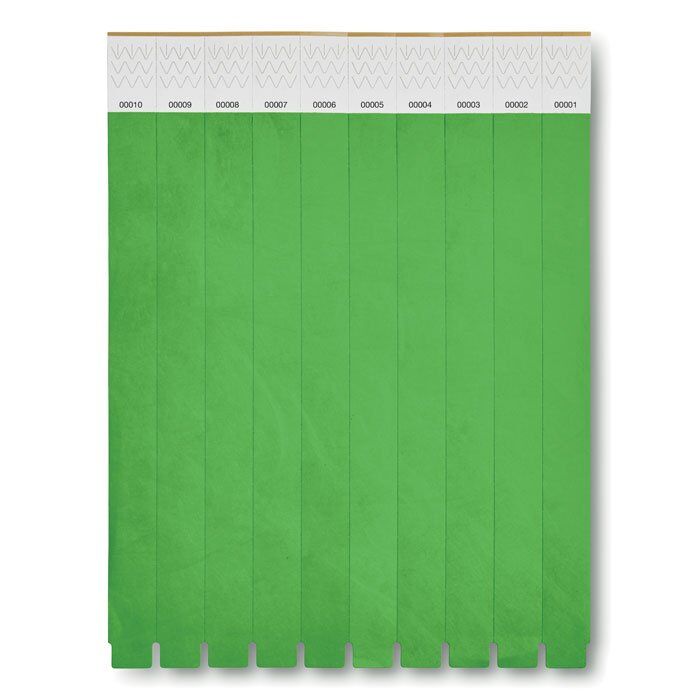 MO8942_10A TYVEK Wristband Supplier DUbai Green