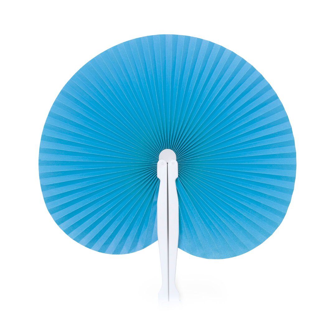 2corproate gifts dubai 1907-000-10 12 Blue hand fan