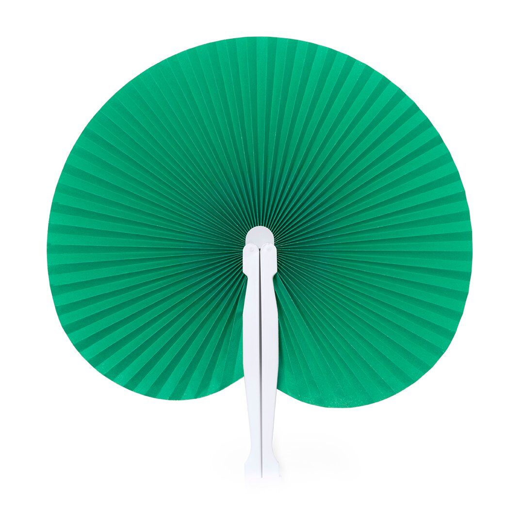2corproate gifts dubai 1907-000-10 12 Green hand fan