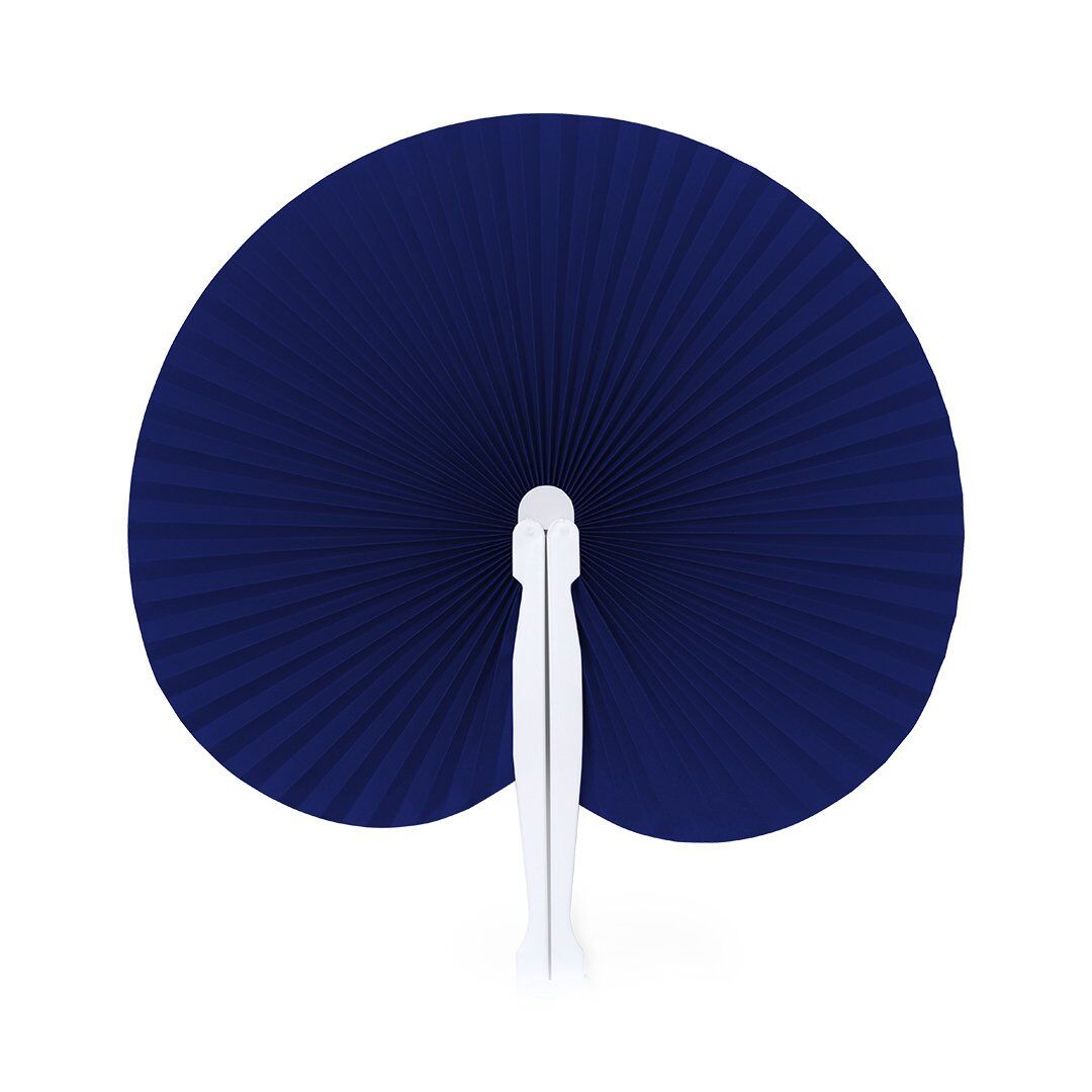 2corproate gifts dubai 1907-000-10 12 Navy blue hand fan