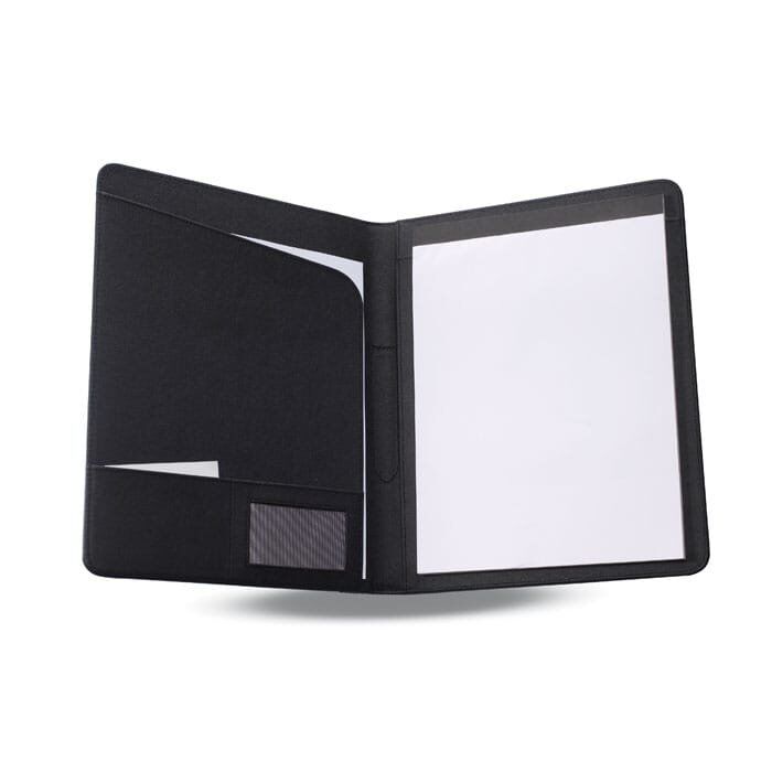 A4 leather portfolio with metal logo plate-MO7163 1 A4 leather portfolio with metal logo plate-MO7163