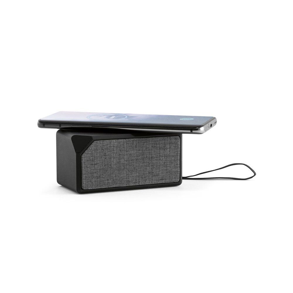 97933_set Portable speaker and wireless charger