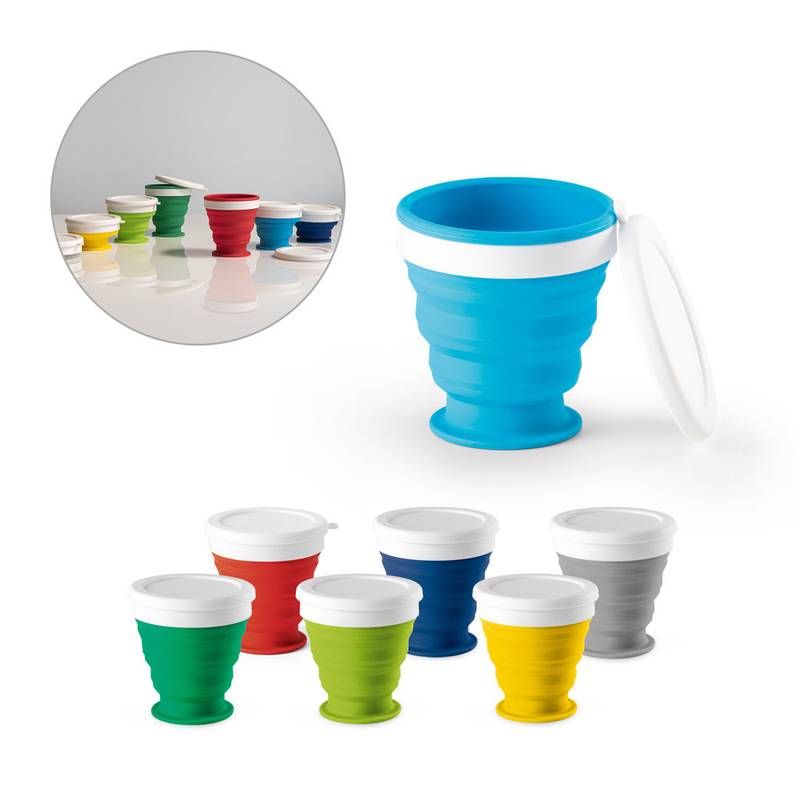 ASTRADA. Foldable travel cup 94762_set ASTRADA. Foldable travel cup
