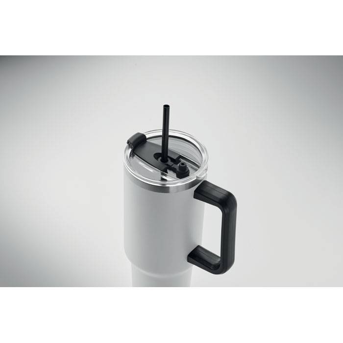 mo2327-06 White double wall tumbler