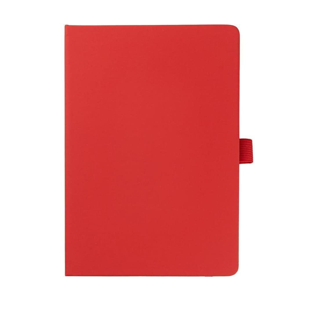 JURSI - A5 PU Cover Notebook - Black Red A5 pu notebook