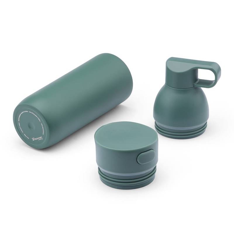 RUVO - CHANGE ZERO 2-in-1 Modular Hydration Gift Set - Navy Blue AL Hadyia Adv LLC Green tumbler set