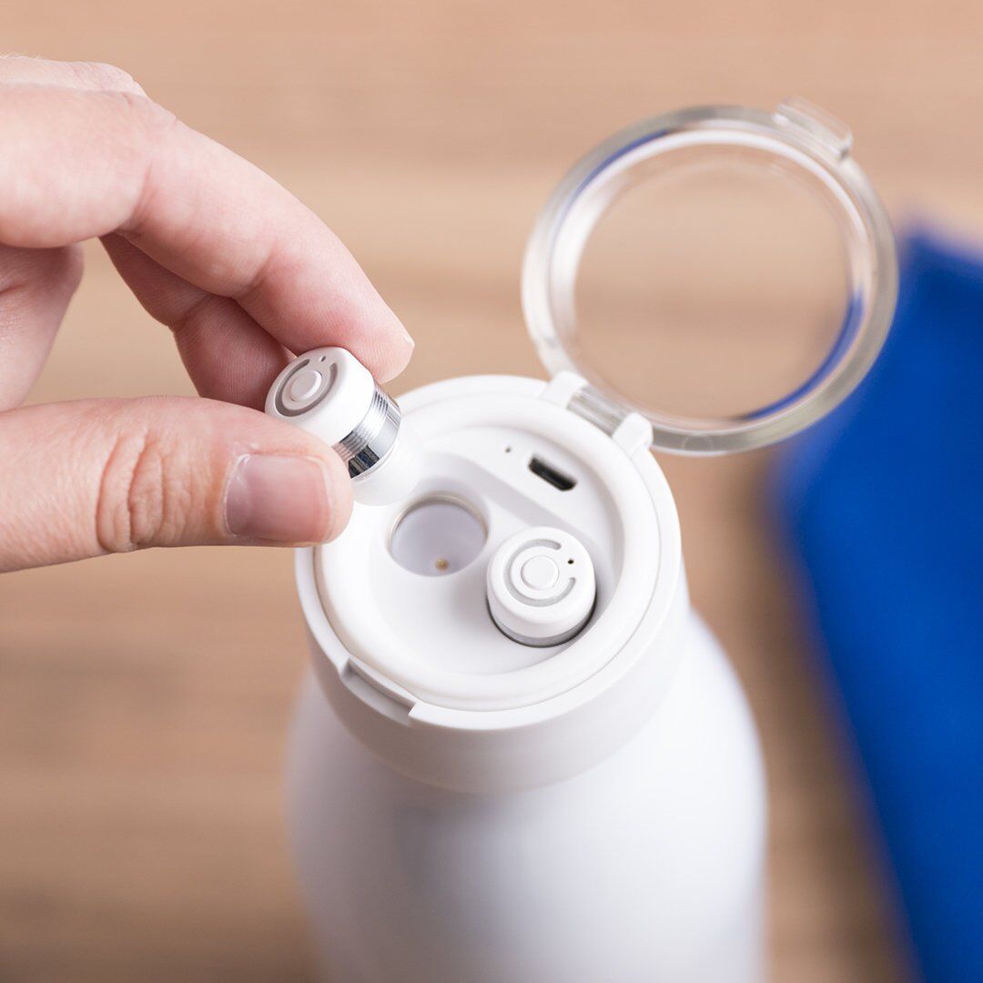 AH-HUSOD-AL Hadiya Advertising-Promotional Gifts Dubai-Corporate Gifts Dubai-Wireless earbuds with bottle 3 5 Promotional Gifts Dubai