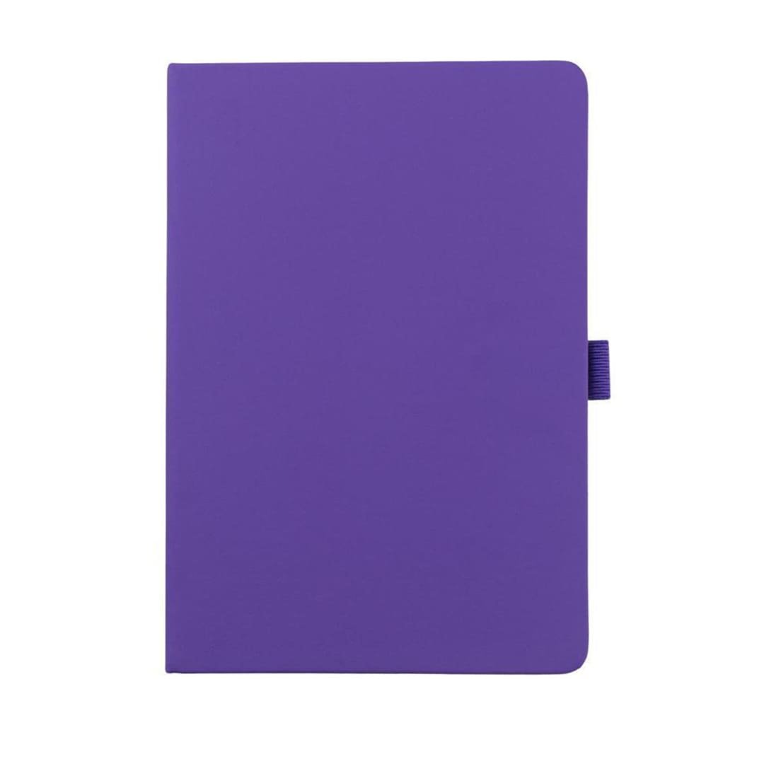 JURSI - A5 PU Cover Notebook - Black Purple A5 pu notebook