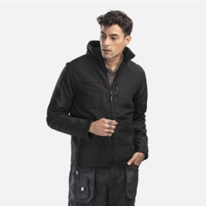 Blacket jacket with branding